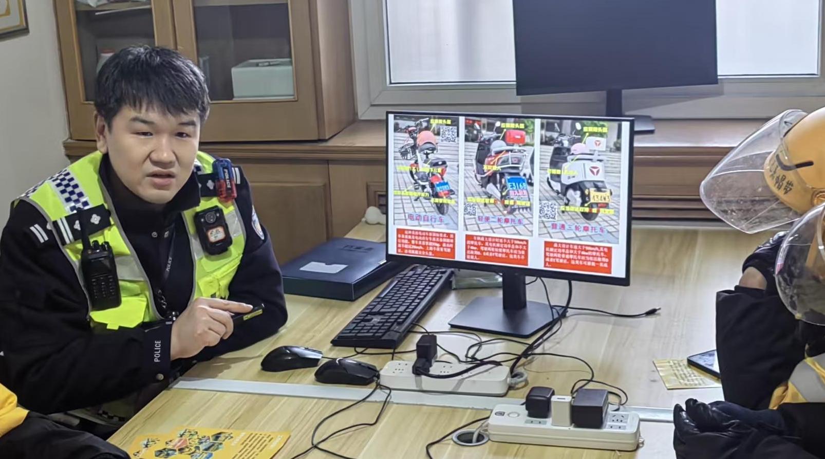 冬季騎行守法規 精準宣教護平安