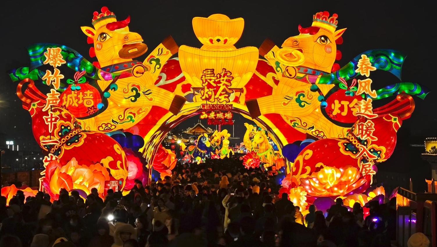 三城匯聚兩大主場  2026丙午馬年長安燈會璀璨啟幕