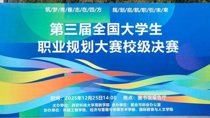 筑梦青春 “职”引未来 西安科技大学高新学院第三届职业规划大赛举办