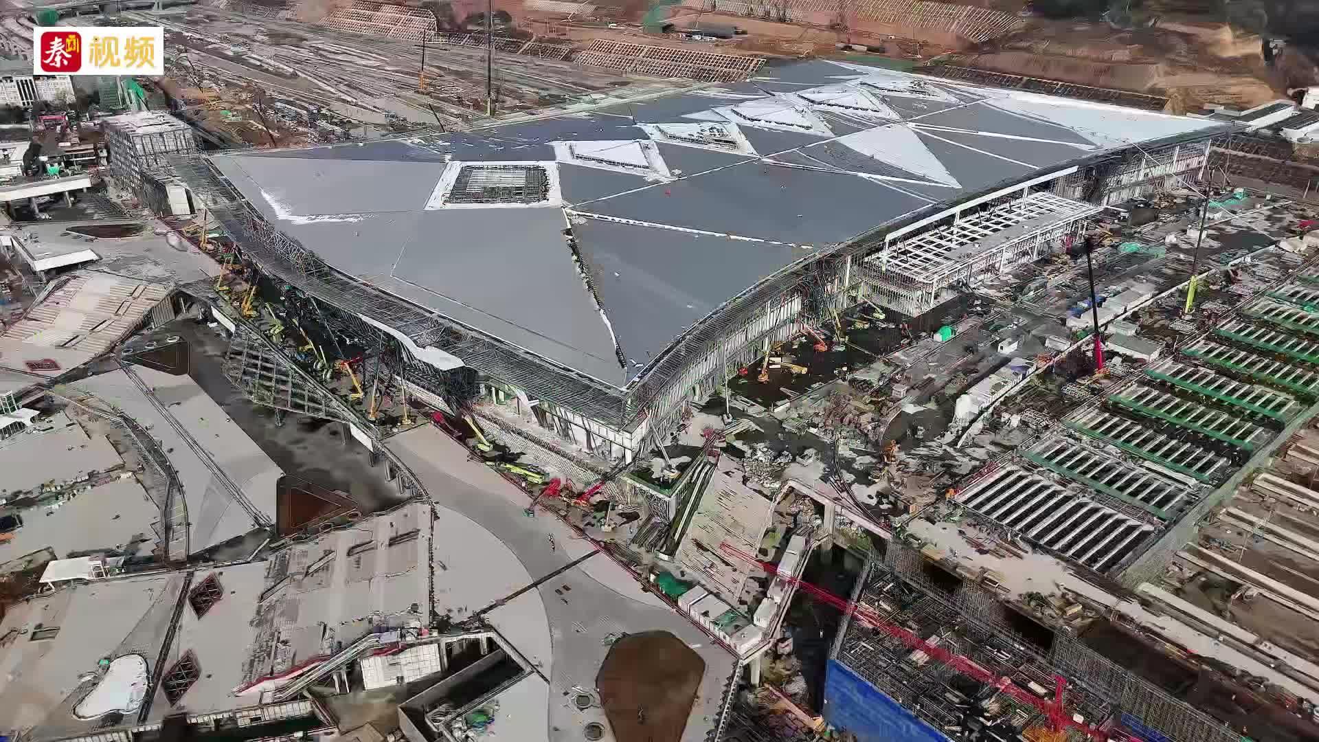 西安东站进入加速冲刺阶段 预计6月与西康高铁同步运营