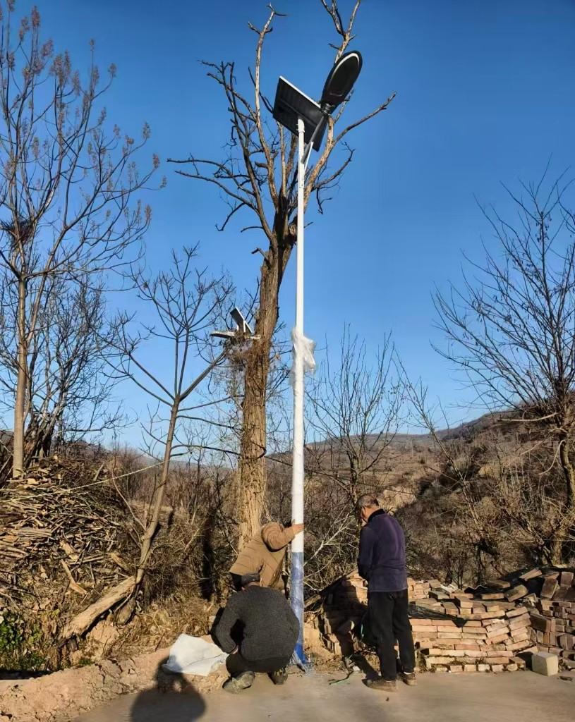 50盞新路燈照亮鄉村振興路