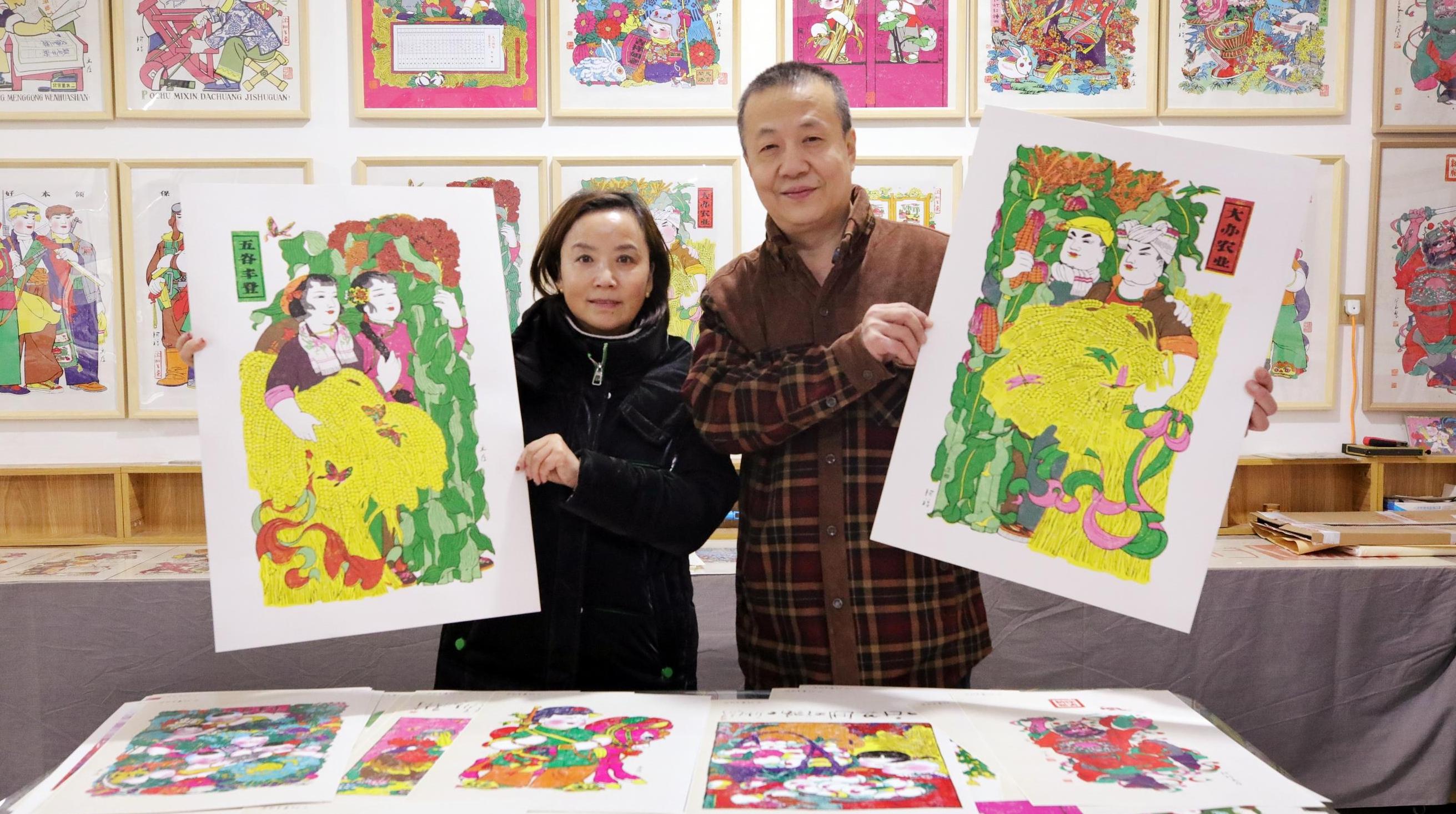 淙栩年畫：一抹匠心繪就濃濃新年味