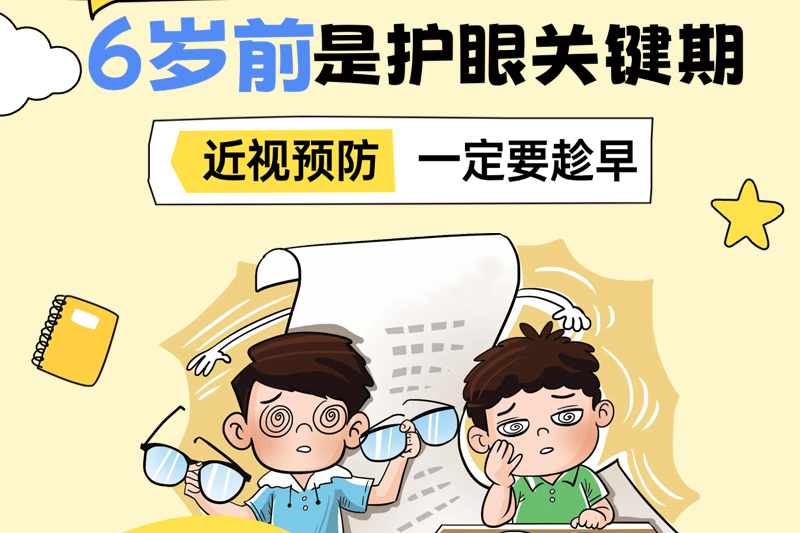 @所有家長 6歲前是護眼關鍵期，近視預防一定要趁早