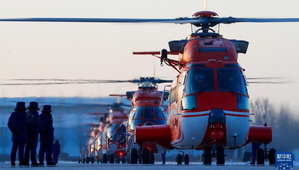 國家消防救援局大慶航空救援支隊開展實戰(zhàn)化空投應急救援演練