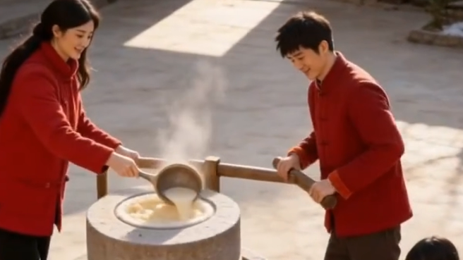 热气腾腾的中国年丨腊月廿五 磨豆腐