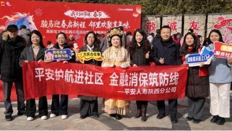 平安护航进社区 金融消保筑防线 ——平安人寿陕西分公司积极参与枫林绿洲社区新春金融庙会活动