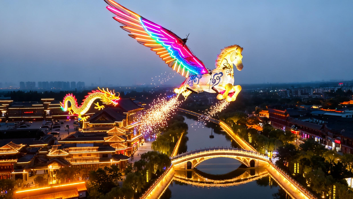 Step into spring: Chinese New Year vibes in Yangliuqing Ancient Town