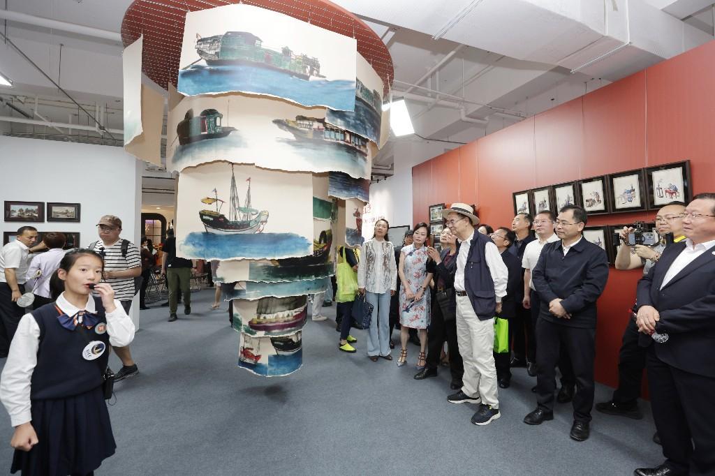 通草画遇上陕西元素：200年前的中国“明信片”在西安集中展示