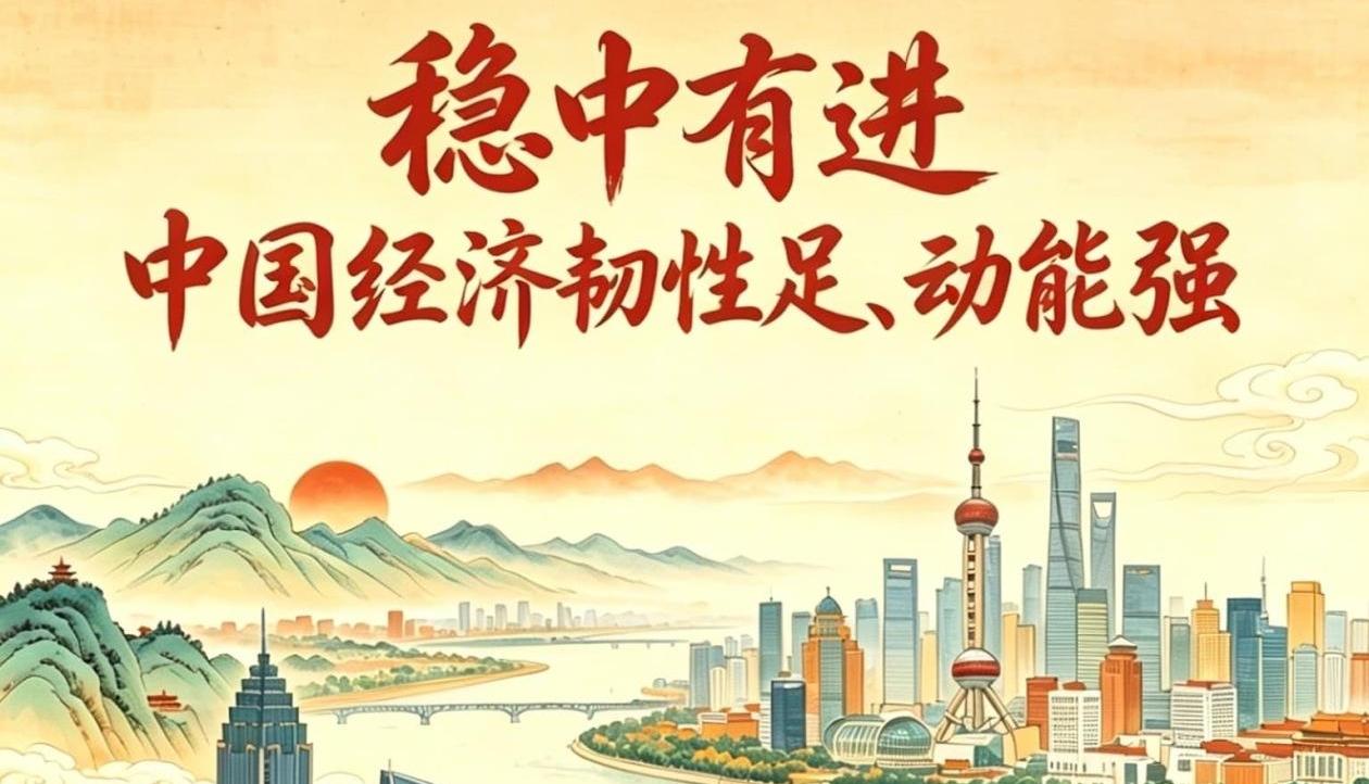 好评中国｜AI长图：稳中有进，中国经济韧性足、动能强