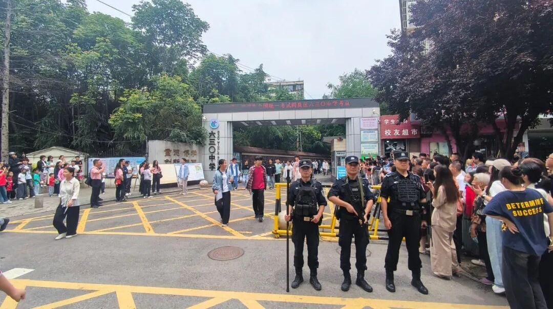 护航高考 阎良公安持续坚守