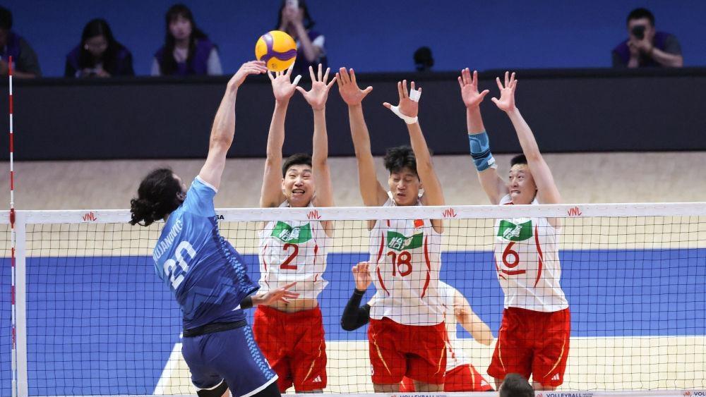 世界男排联赛：中国队2:3不敌斯洛文尼亚队