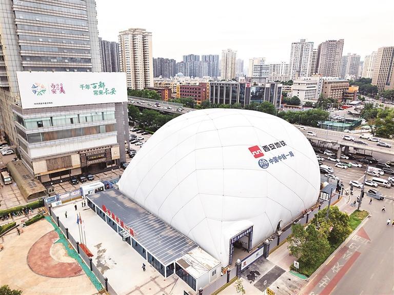 “气膜大棚” 降尘降噪