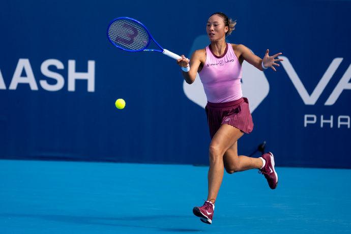 郑钦文晋级WTA250雅典站八强