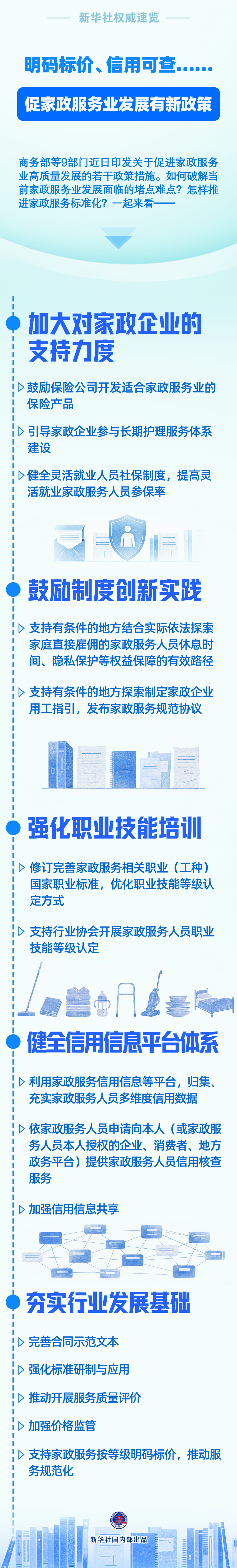 明码标价、信用可查……促家政服务业发展有新政策