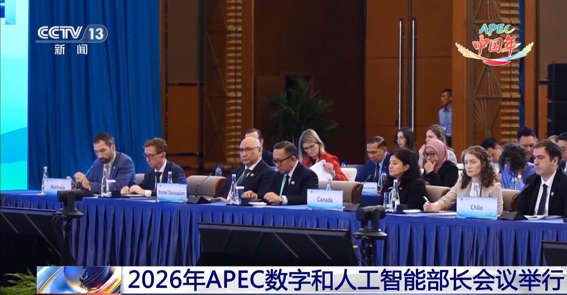 视频丨2026年APEC数字和人工智能部长会议通过《成都声明》