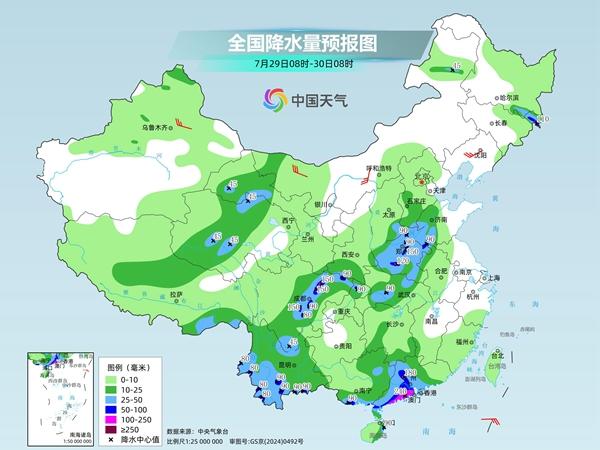 大范围降雨将贯穿南北 中东部多地暑热连轴转