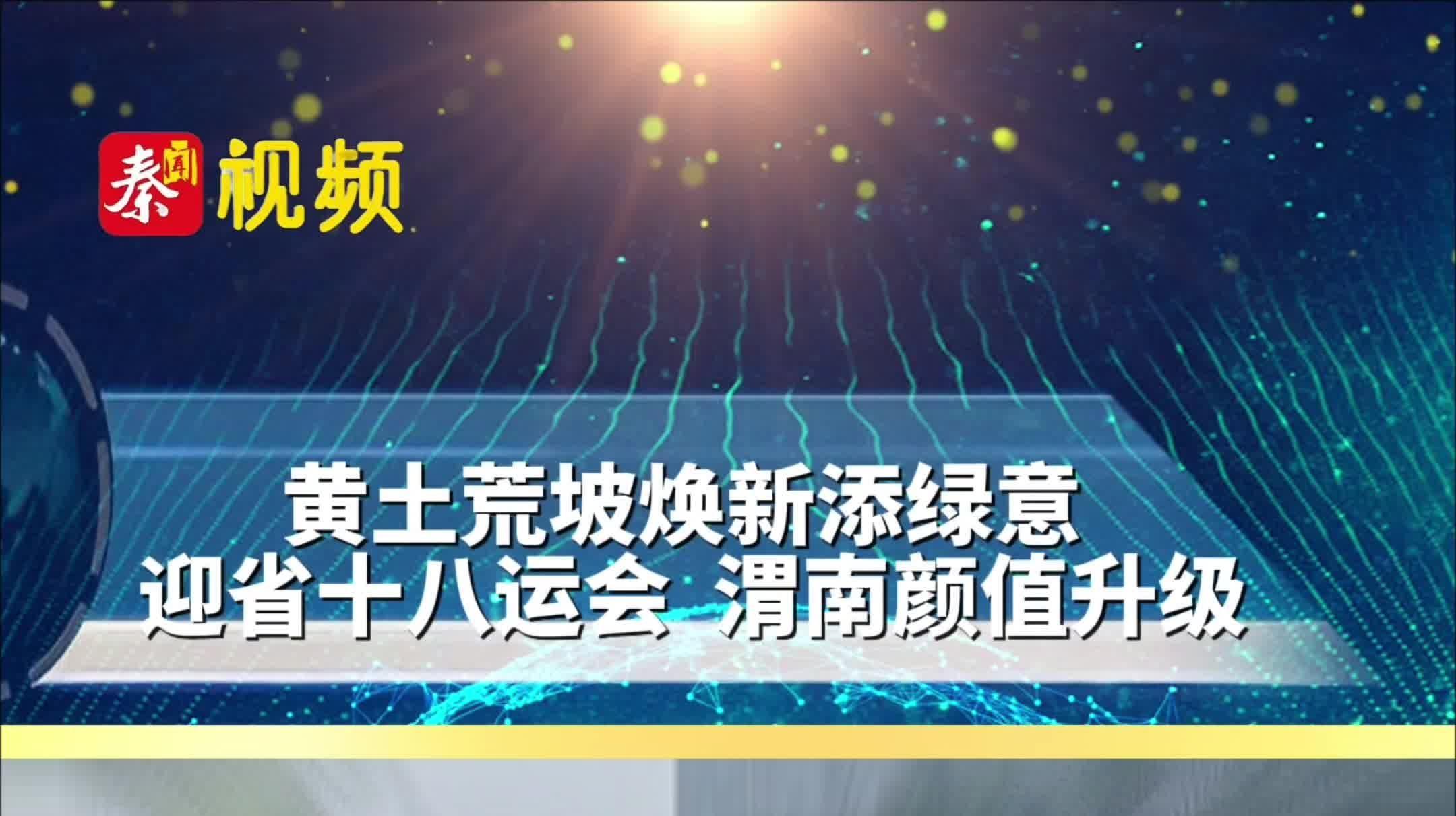 黄土荒坡焕新添绿意 迎省十八运会 渭南颜值升级|陕西日报社“相约渭南 精彩省运”全媒体行动调研采访活动
