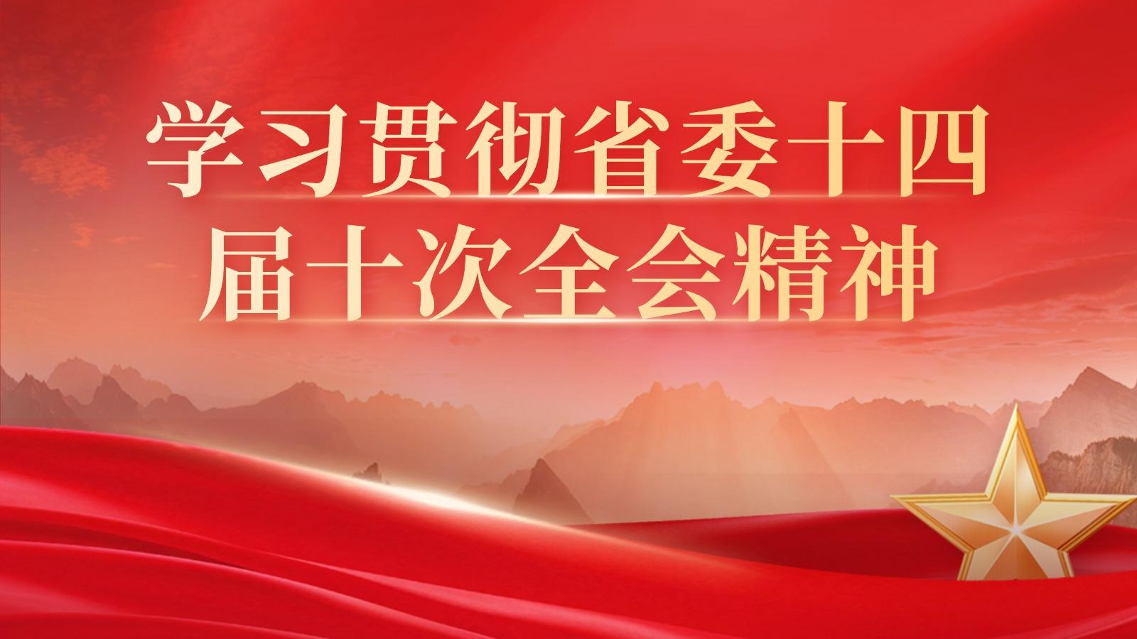 专题丨学习贯彻省委十四届十次全会精神