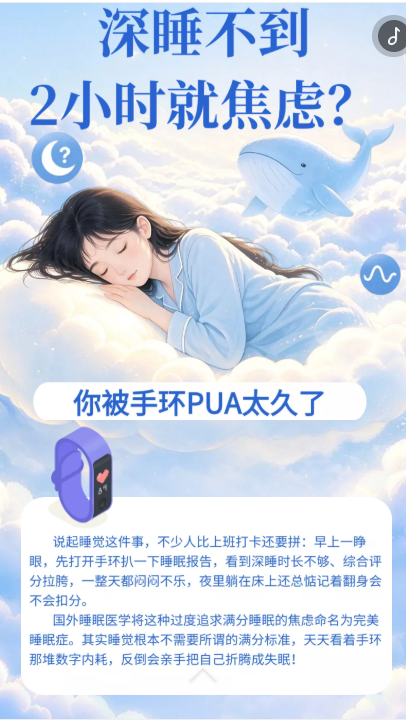 H5丨深睡不到2小时就焦虑？你被手环PUA太久了