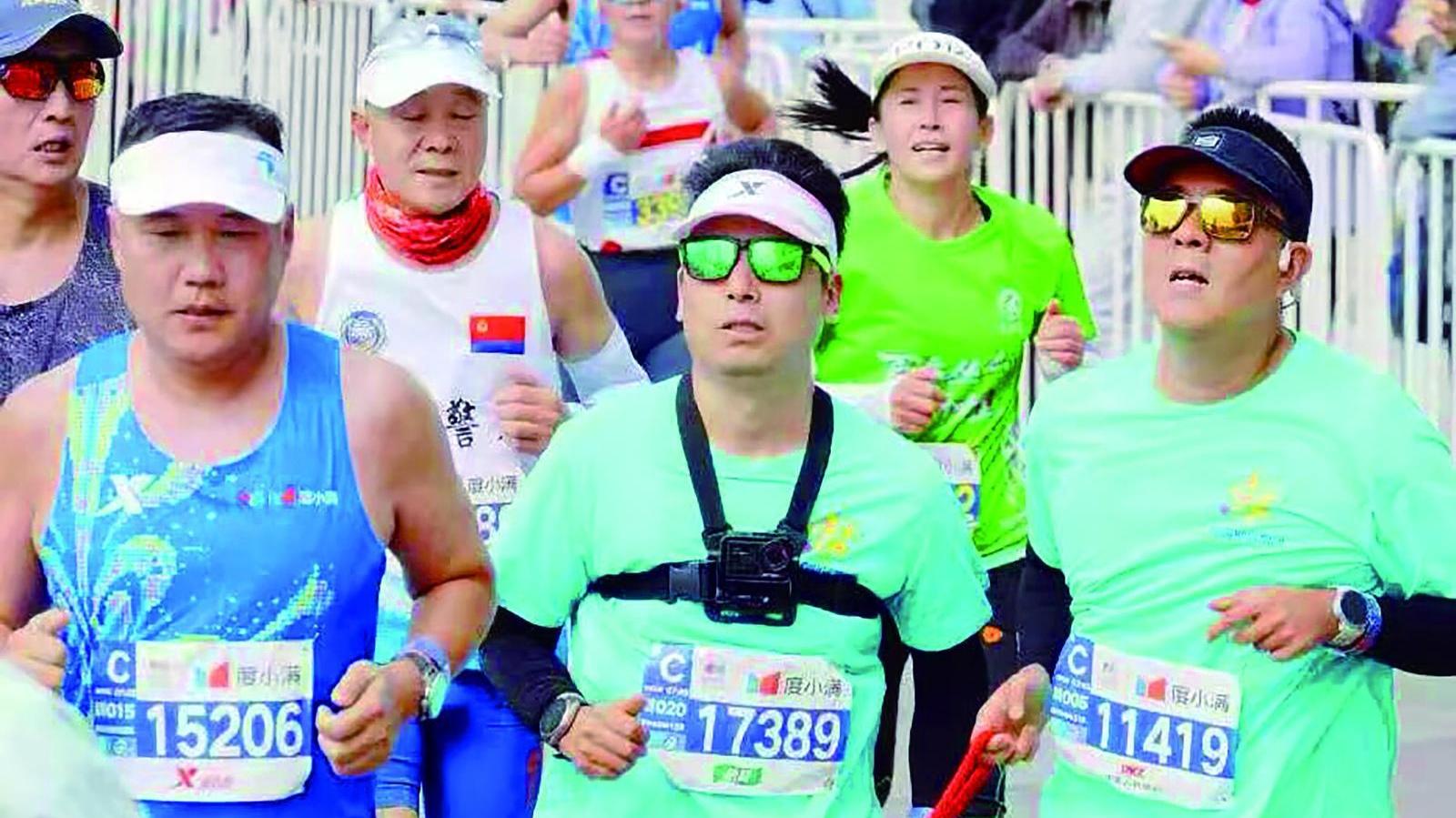 一位盲人的跑道